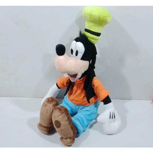 Original Disney Cartoon Characters Goofy Giant Plush Toy Cute Stuffed Dolls 75cm Kawaii Kids Christmas Gift