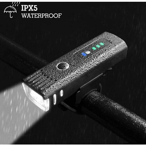 New LED Mountain Bike Light USB Rechargeable Bicycle Front Light Tail Light Waterproof Safety Night Riding Riding Warning Light