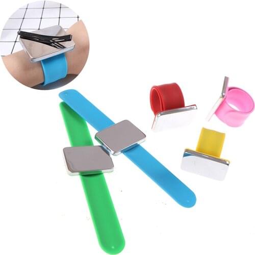 Professional Salon Magnetic Bracelet Wrist Band Strap Belt Barber Hairdressing Styling Tools Hair Clip Holder Hair Accessories