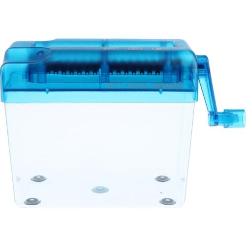 Manual Shredder for Paper and Card Hand Cut Paper Shredder One Piece of Folded A6 Size Straight Strip Cut 3 mm