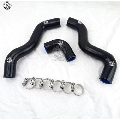 Silicone Radiator hose For FIAT UNO 1.3 IE TURBO MK1 85-91 (3pcs) RED/BLUE/BLACK