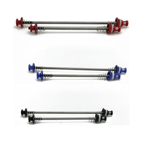 35g Light Titanium Ti axle CNC bicycle Quick Release Road Mountain Bike Cycling Wheel Hub Skewers Set quick-release skewer lever