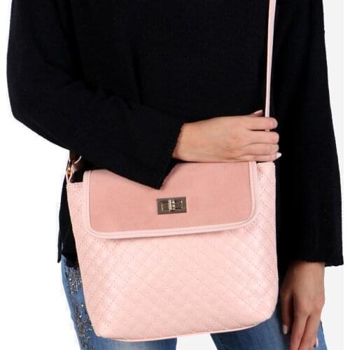 Tonar Powder With Suede Cover Quilted Women Casual New Season Fashion Trend Style