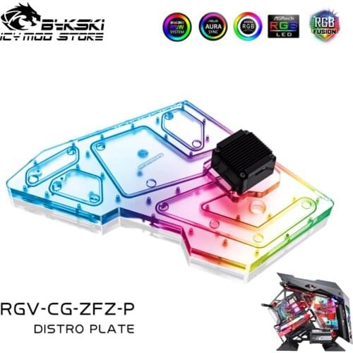 Bykski RGV-CG-ZFZ-P Waterway Board Compatible with Guaga Conqueror Case Water Cooling