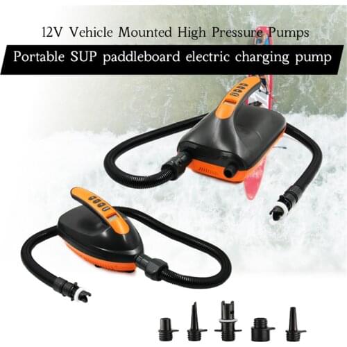 12V DC SUP Air Pump 20PSI(Max) Intelligent Inflatable Pump High Pressure Electric Air Pump Dual Stage For Outdoor Paddle Board
