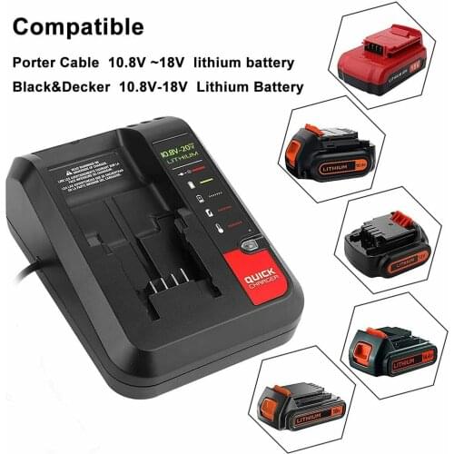 20V Lithium Battery Charger 10.8-20V Fit for Black and Decker PCC685L PCC640