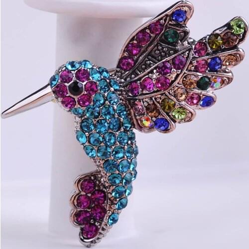 Very Cute Birds Animal Brooches Pins Colar Feminino Vintage Broches Bijou Great Quality Rhinestone Pins Brooch Bouquet Women Pin