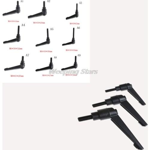 1pc M6 M8 M10 Clamping Lever Machinery Adjustable Locking Threaded Handle Knob