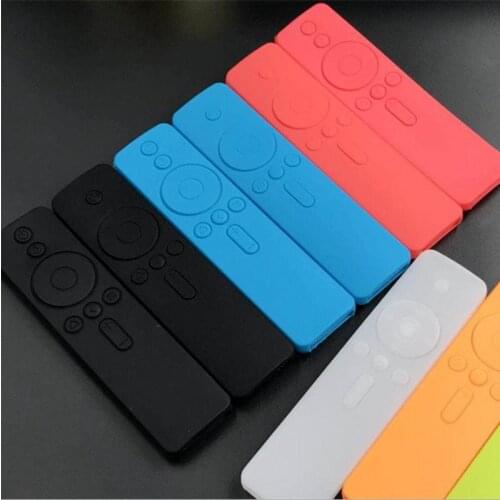 1pc Silicone Remote Control Cover for Xiaomi TV Protective Dustproof Cover Anti-slip Anti-fall Remote Control Case Holder