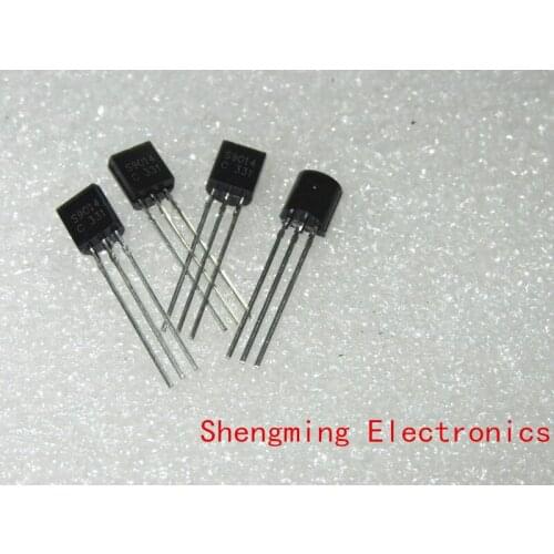 100PCS S9014 S9014C TO-92 NPN 50V 0.1A Transistor