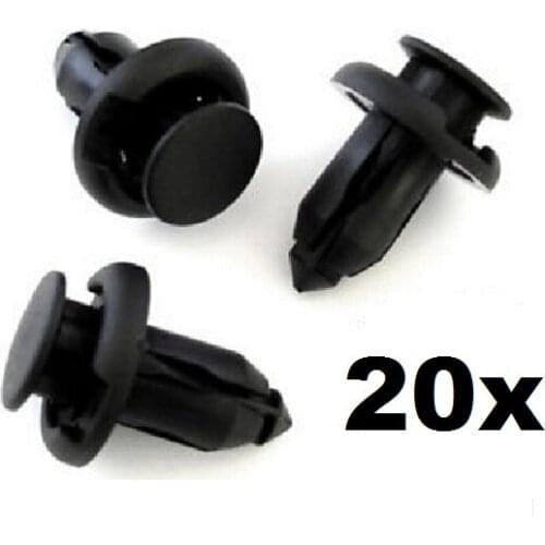 20x For Honda Plastic Bumper Clip Panel Fastener Trim Rivet