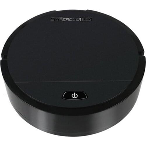 3 in 1 Sweeping Robot Vacuum Cleaner Dry Robot and Floor Robot Smart Vacuum Automatic Sweeper Battery Edition,Black