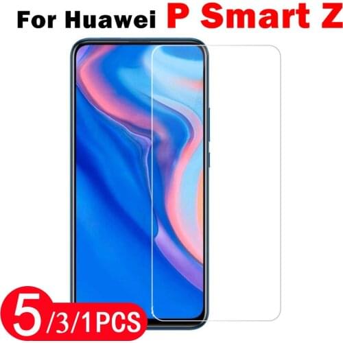 5/3/1Pcs for huawei p smart 2018 Z S plus pro 2019 2020 2021 tempered glass protective film phone screen protector on the glass