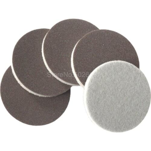 5PCS 3 Inch 75MM Wet And Dry Sanding Sponge Hook Loop Discs Flocking Foam Sandpaper Waterproof Disc Wet&dry & For Dremel Tools