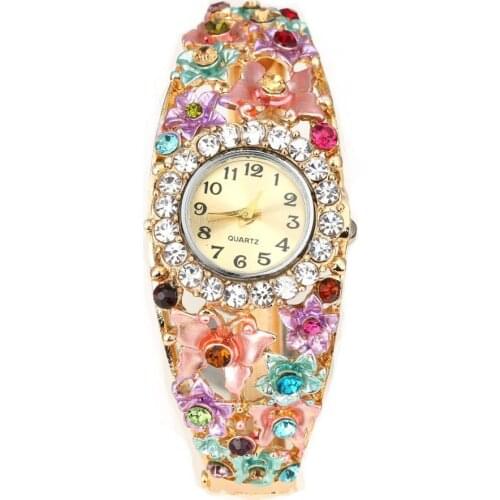 Women Watches Luxury Stainless Steel Watch Ladies Retro Quartz Wrist Watch Diamond Bracelet Womens Dress Clock Zegarek Damski