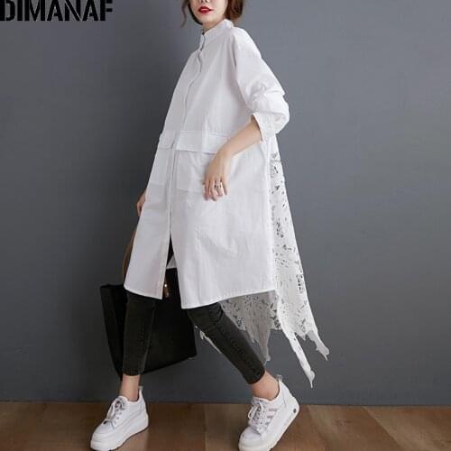 Женские рубашки с длинным рукавом DIMANAF China At AliExpress