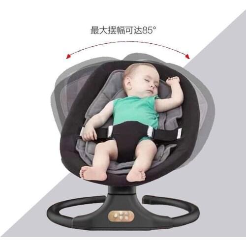 Newborn Baby Electric Rocking Chair Multi-level Adjustment with Bluetooth Cradle Bed with Music Sleep Comfort Chair Recliner