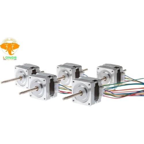 EU free shipping 5PCS Linear Stepper Motor 12V 0.01 Step 100mm Stroke 16HSL3404 for CNC Router Cut Laser