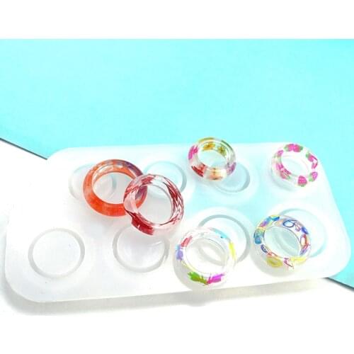 HJ48 Ring Silicone Mold For Resin Rhombus Flat Triangle Style Ring Epoxy Resin Mould For DIY Jewelry Making Finding Tool