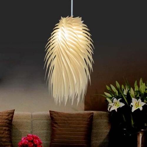 Seckill Art Pendant Lamp Home Furnishing Restaurant Dining Room Bedroom Chandelier European Style Lights Acrylic Lamp Bed