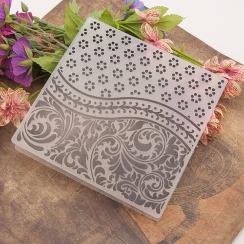 Vine Embossing Folders DIY Making Paper Cards Craft Card Stencil Scrapbook Template Plastic Transparent Stamps Wedding Decor