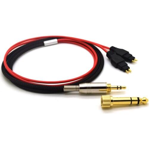 Cable for Sennheiser Headphones HD600 HD650 HD525 HD545 HD565 HD580 Headphone Replacement Audio Cable Cords 3.5mm To 6.35mm Jack