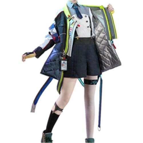 Hot Game Arknights Operator Ryan Har Cos Suit Cosply Costume Outfit H