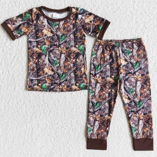Hot Sale Kids Designer Clothes Boys Pajamas Sets Fashion Baby Boys Pajamas Fall Clothing Nightwear Boutique Kids Boys Sleepwear