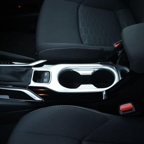 For Toyota Corolla 2019 2020 Hatchback Matte Cup Holder Water Bottle Frame Decoration Sticker Interior Accessories Car Styling