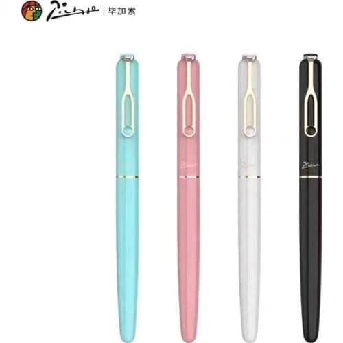 Pimio Metal Fountain Pen Business Pens 0.35MM EF Nib Candy Color 620 with Gift Box for Business Office Student Birthday