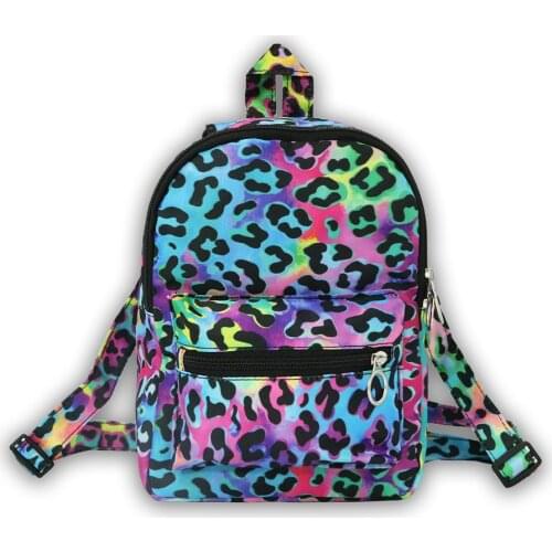 Mini Backpack Women Crossbody Backpack Bag Teenage Girl Leopard Women Shoulder Phone Purse Korean Trendy Female Mini Bagpack