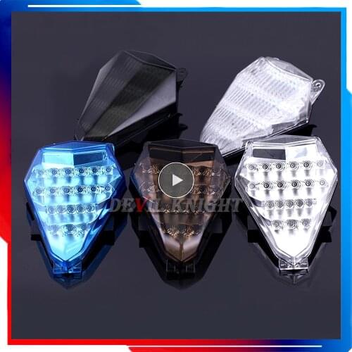 Motorcycle light for Yamaha YZF R6 YZF-R6 06 07 Modified LED tail light motorcycle brake light with led turn signal Accessories
