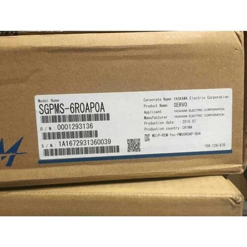 BRAND NEW ORIGINAL Servopack SGPMS-6R0AP0A Servo Drive