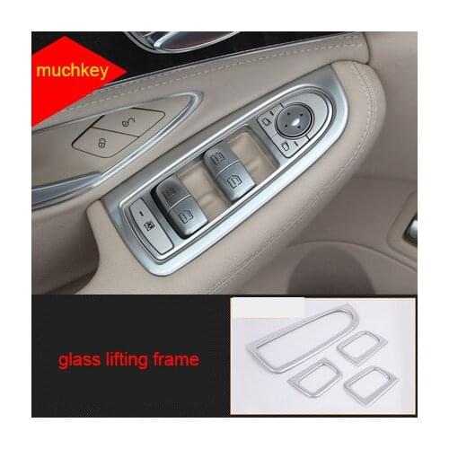 Lifting Frame For Mercedes Benz Glass 2015-2019 4pcs Chrome