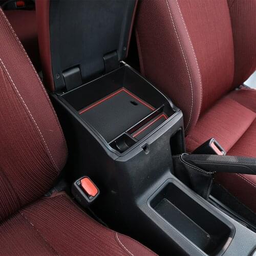 For 15-18 Hilux /15 fortuner Car Center Console Armrest Storage Box Phone Tray Glove Organizers Box Modification accessories