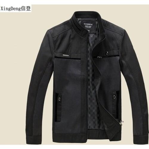XingDeng Spring Autumn Men Casual Fashion warm Jacket zipper business Coat Mens Brand-Clothing Jackets Male top Coats