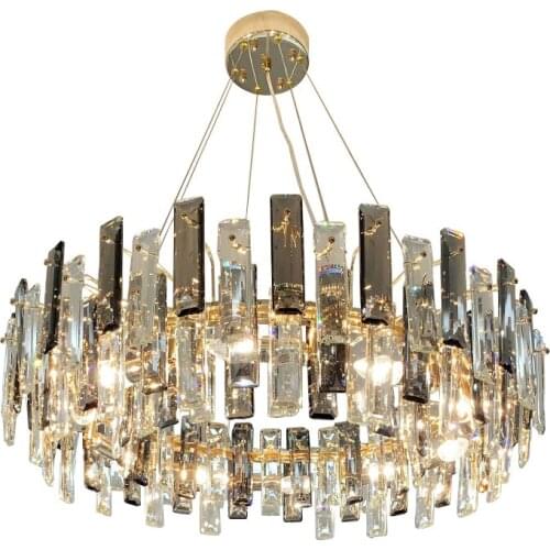 Post Modern Luxury Chandeliers For Living Room Fashion Model Room Bedroom Crystal Hanging Lights Nordic Home Decoration Lighting