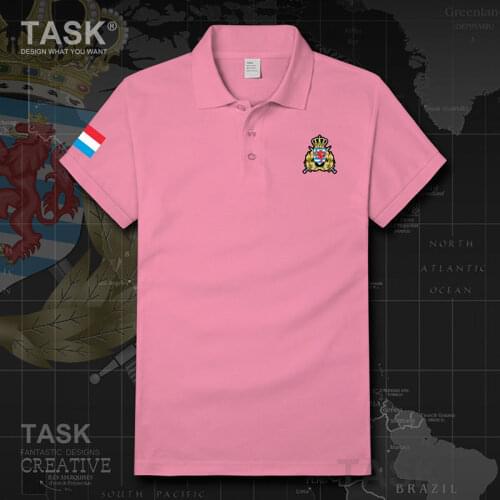 Air Force Luxembourg Luxembourger LUX clothes Short sleeve Polo shirt summer Comfort Loose Sport jerseys military air force tees