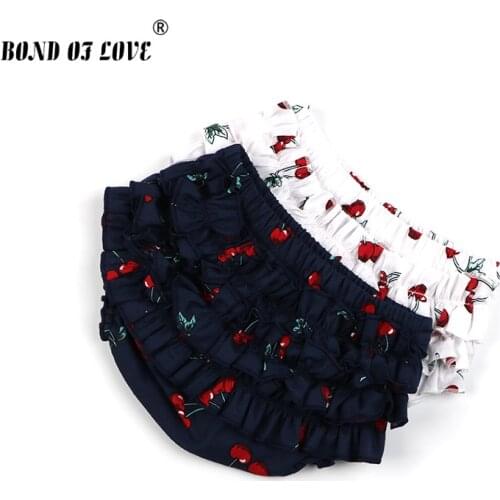 Princess Lace Ruffle Fold Baby Girls Shorts Spring Summer 2019 Children Shorts Kids For Girls Clothes Toddler Newborn Bloomers