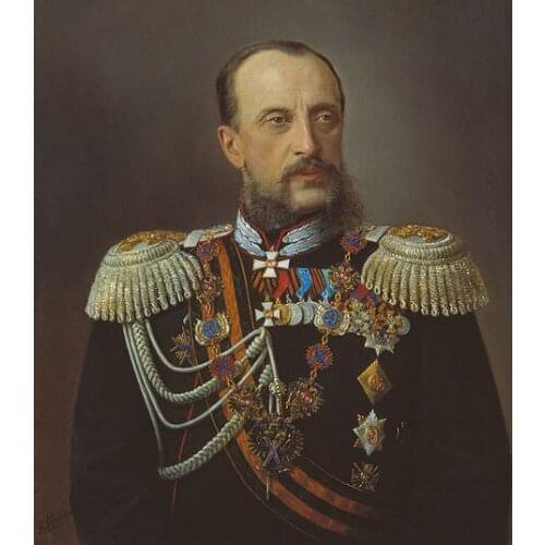 24" inch # TOP ART Grand Duke Nikolai Nikolaevich the Elder of Russia PRINT oil painting on canvas-FREE SHIPPING