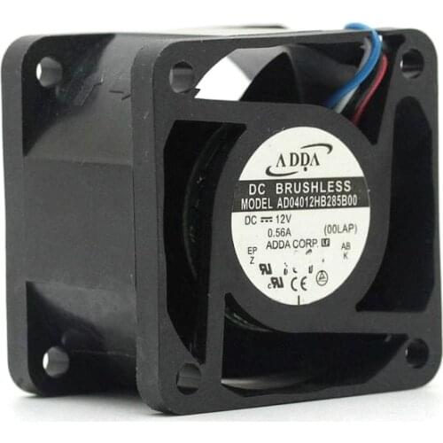 Brand New AD04012HB285B00 Fan 4028 12V 0.56A 4 cm Server cooling Fan