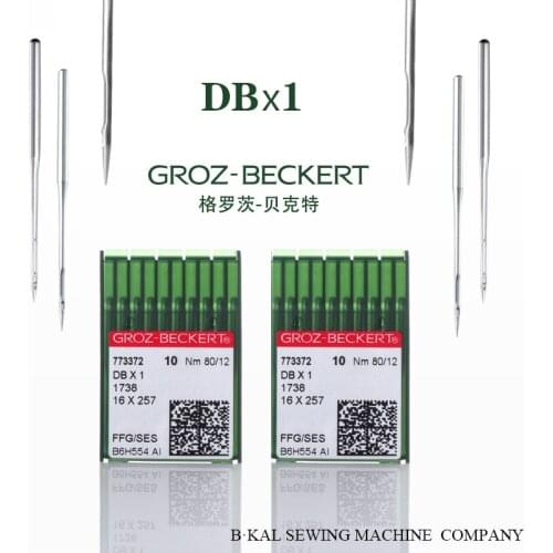 100PCS GROZ BECKERT DBX1 Computer flat sewing machine needles For All Brand Industrial Lockstitch Sewing Machine