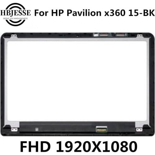15.6" FHD 1920X1080 LCD Touch Screen Assembly for HP Pavilion x360 15-BK 15-bk056sa 15-BK117CL 15-BK027CL 15-bk102ng 15-bk177CL