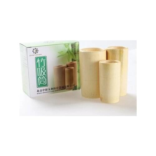 Free shipping 3pcs set Bamboo tube cupping apparatus bamboo cupping therapy