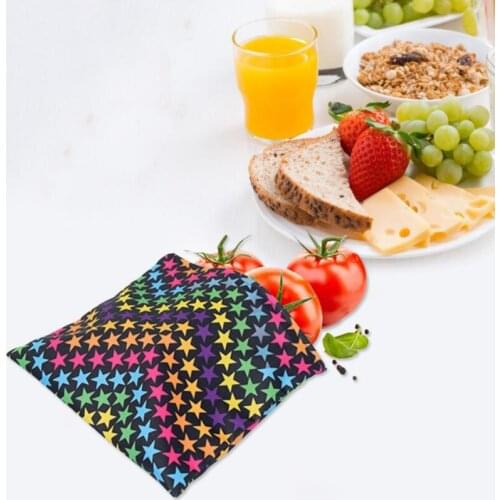 3PCS Reusable Snack Bags Sandwich Bread Waterproof Bag Food Storage Bags Heating Pastry Tools For Camping Travel Hiking Lunch