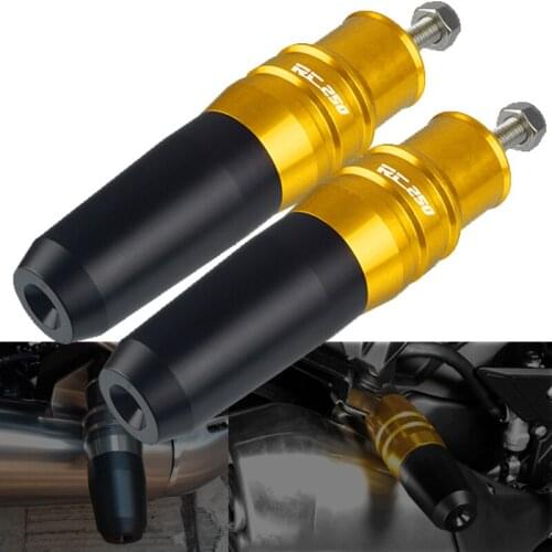 Motorcycle Accessories CNC Aluminum For RC250 RC 250 RC390 2017-2019 2020 Exhaust Sliders Crash Pads Protector RC250 Parts