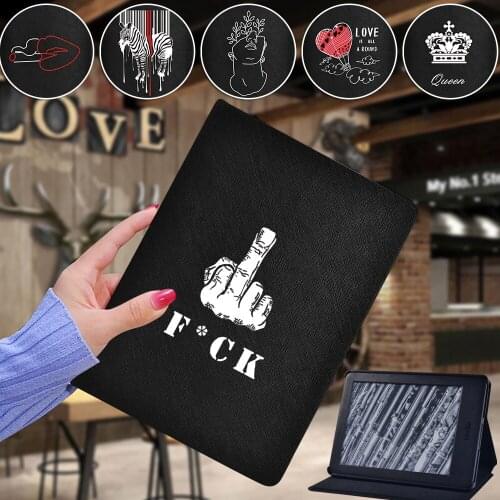 For Amazon Kindle 10th Gen 2019/Kindle 8th Gen 2016 Pu Leather Stand Cover Case for Kindle Paperwhite 1/2/3/4 Tablet