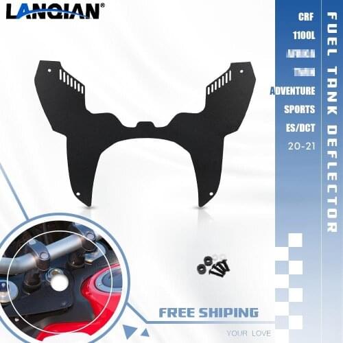 For HONDA CRF 1100L Africa Twin Adventure Sports ES / DCT 2020-2021 Fuel tank deflector Forkshield Updraft Wind Deflectors