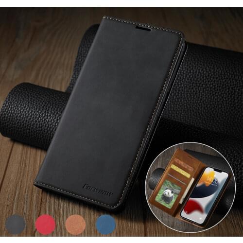 Business Magnetic Leather Case Cover For iPhone 8 7 6S 6 Plus SE2020 11 12Pro XR XS Max X Flip Wallet Case