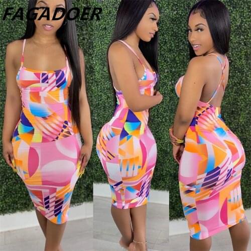 Открытые летние платья FAGADOER China At AliExpress